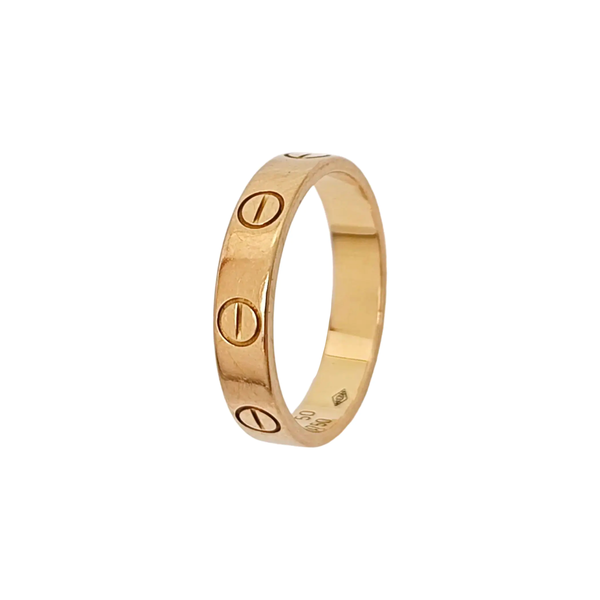 LOVE 18k Rose Gold Ring EU 50