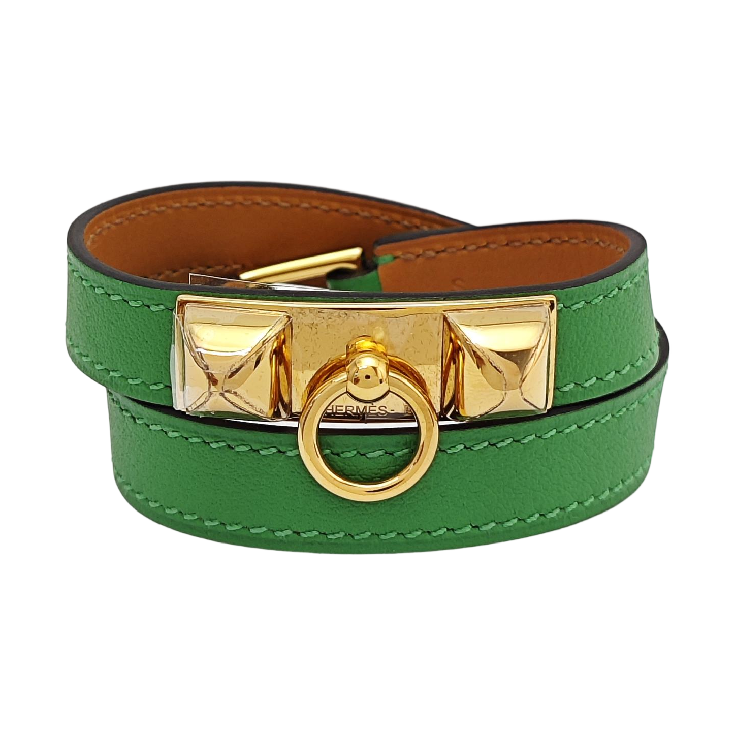 Rivale Metal Green Bangle