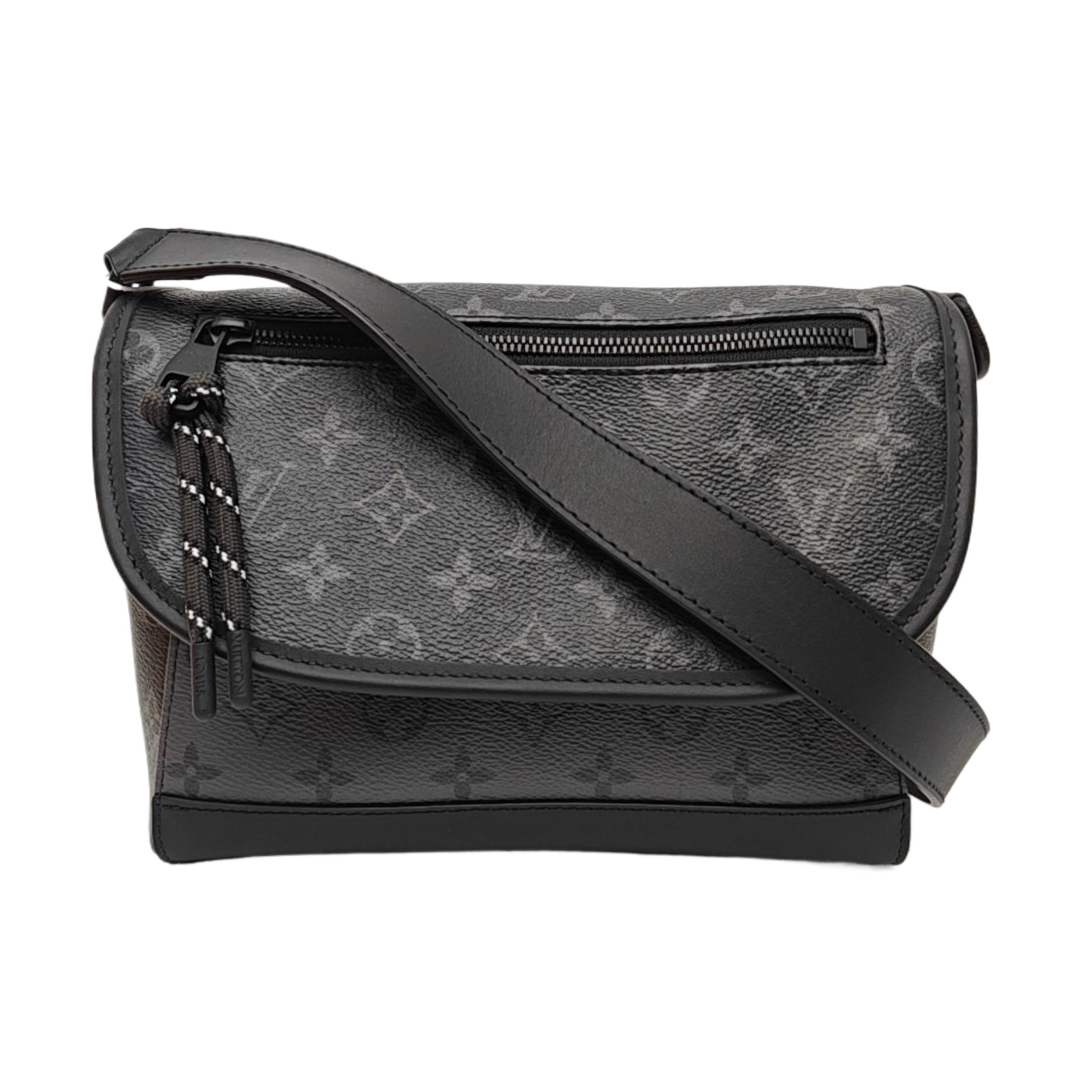 PULSE Monogram Coated Canvas Black