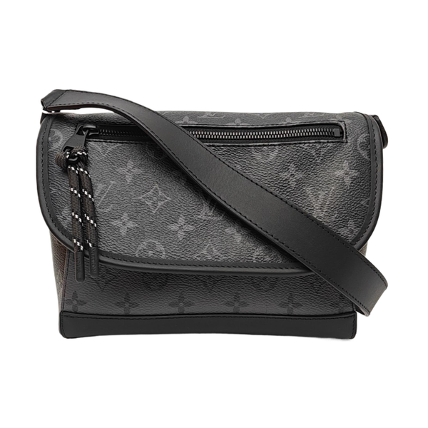 PULSE Monogram Coated Canvas Black