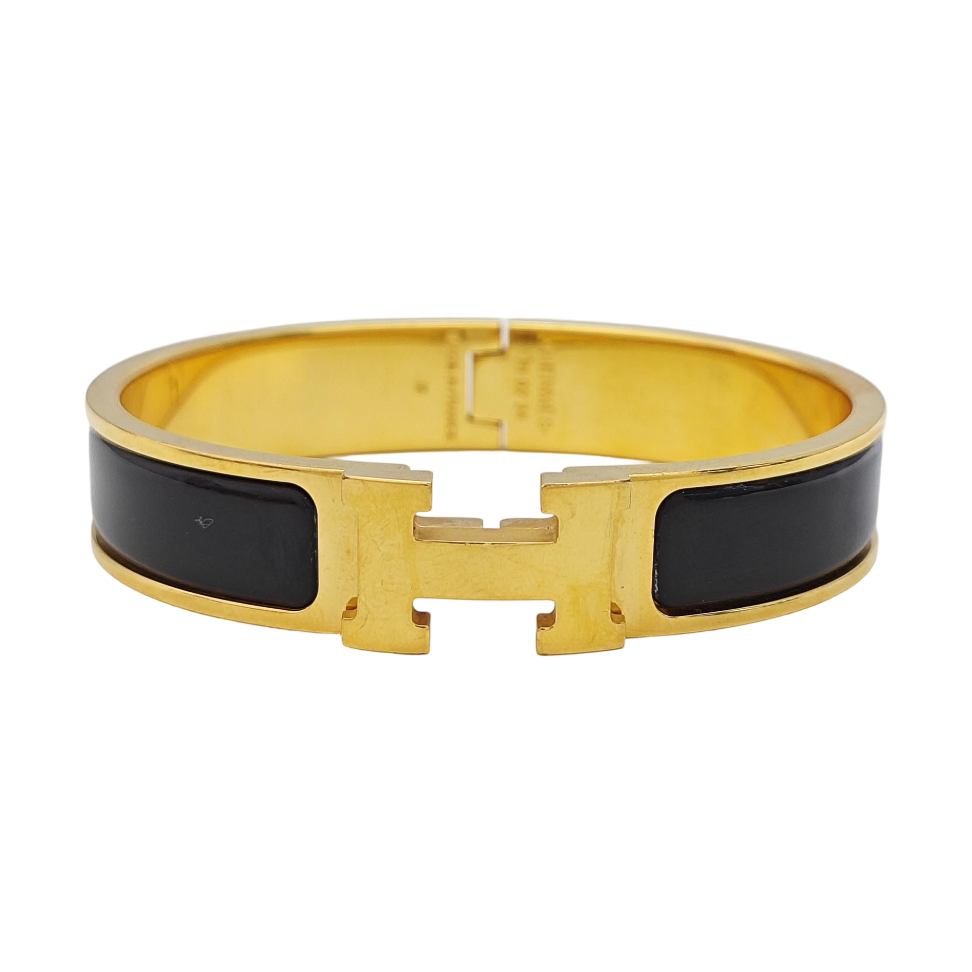Clic H Metal Gold Bangle