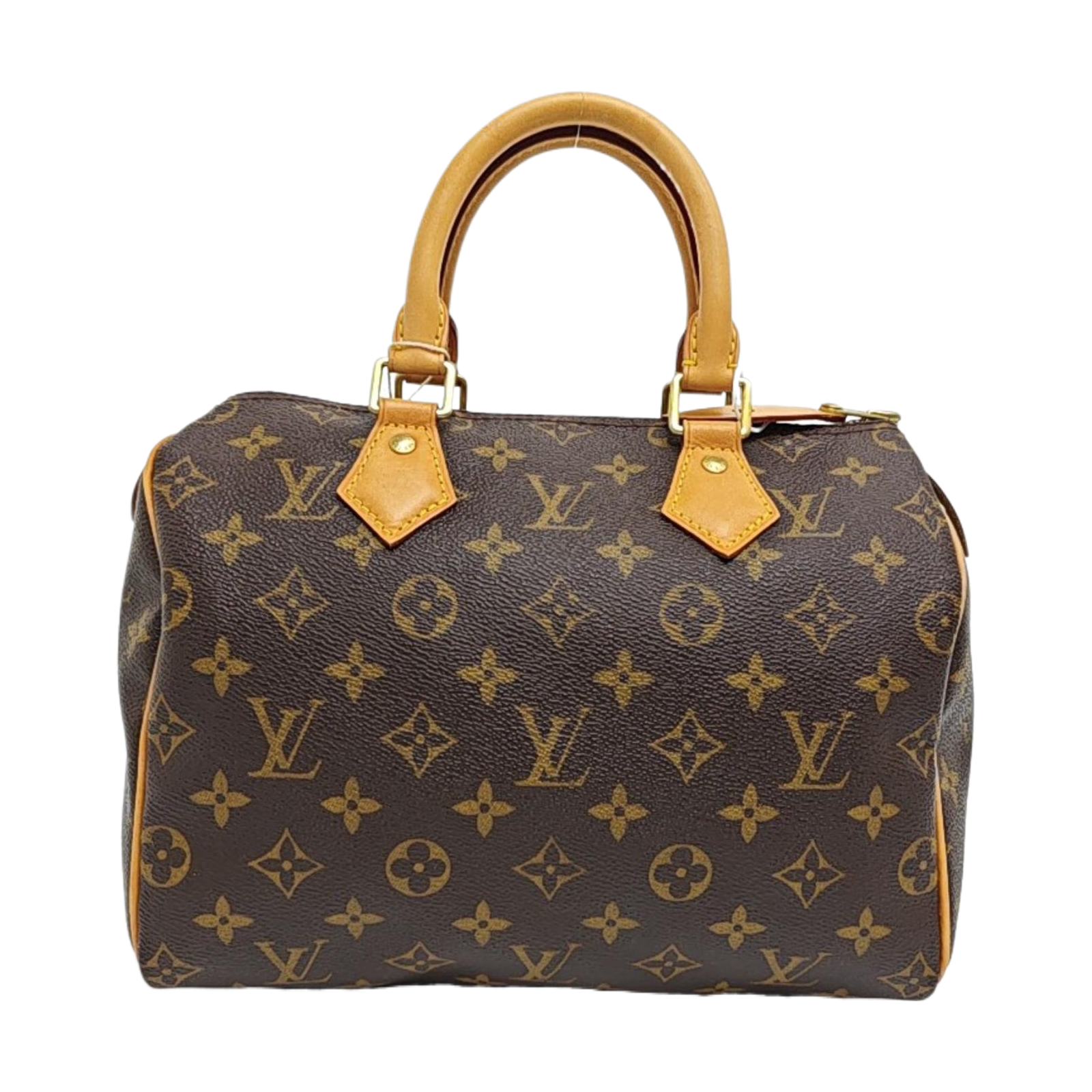 SPEEDY 25 Monogram Coated Canvas Brown