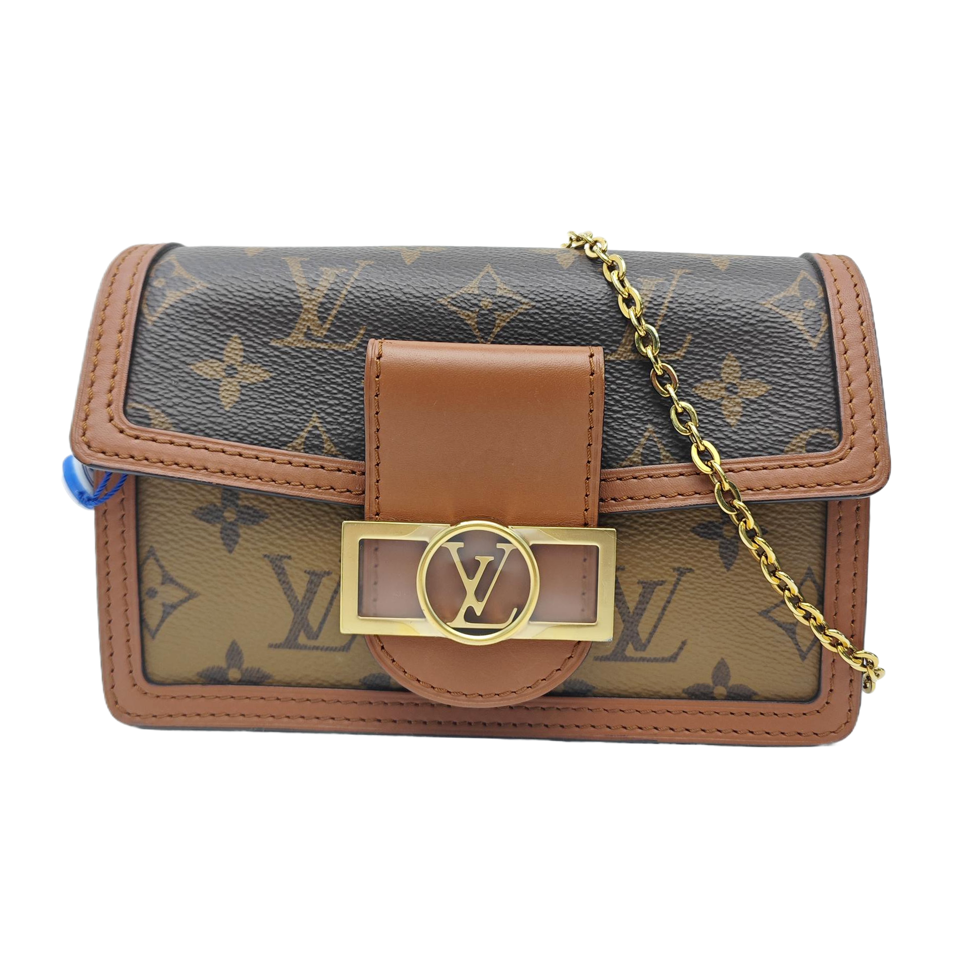 DAUPHINE WOC Monogram Coated Canvas Brown