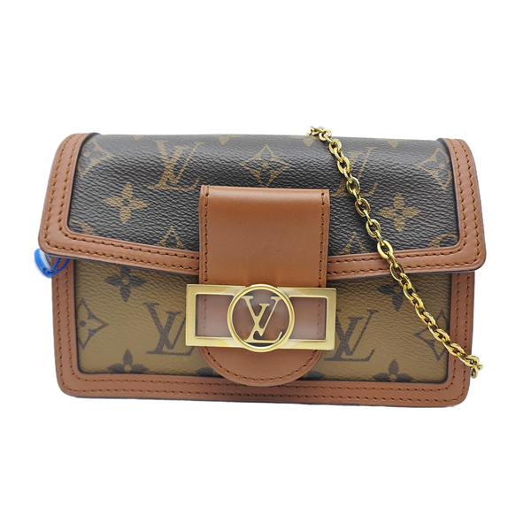 DAUPHINE WOC Monogram Coated Canvas Brown