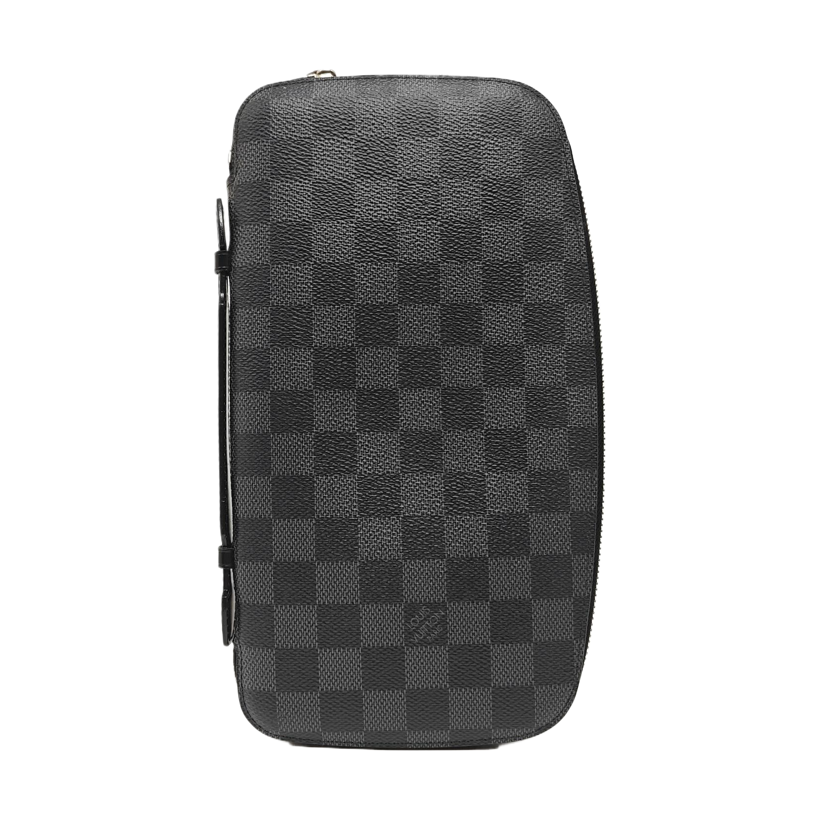 Damier Graphite Coated Canvas Clutch Gray