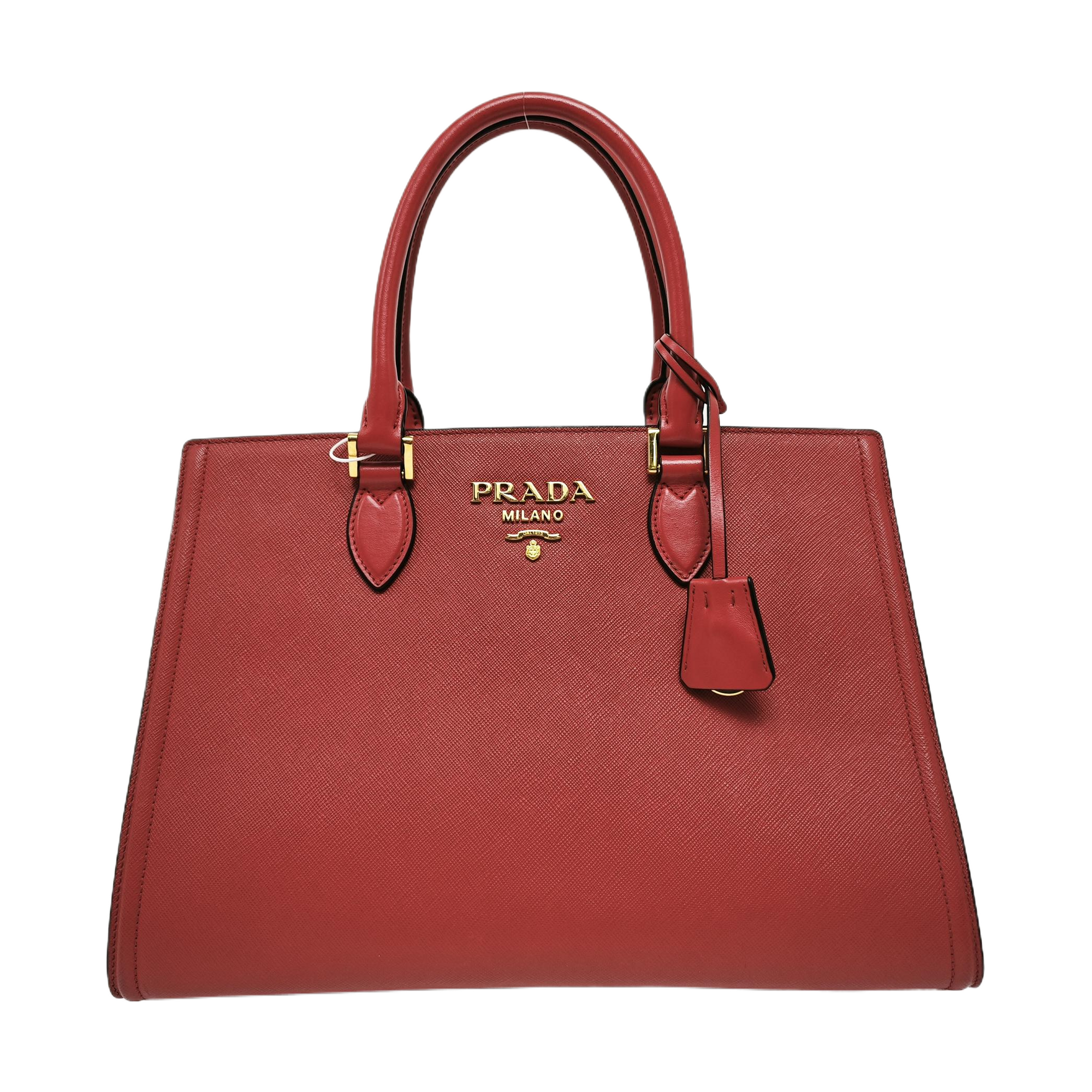 Saffiano Calfskin Tote Bag Red