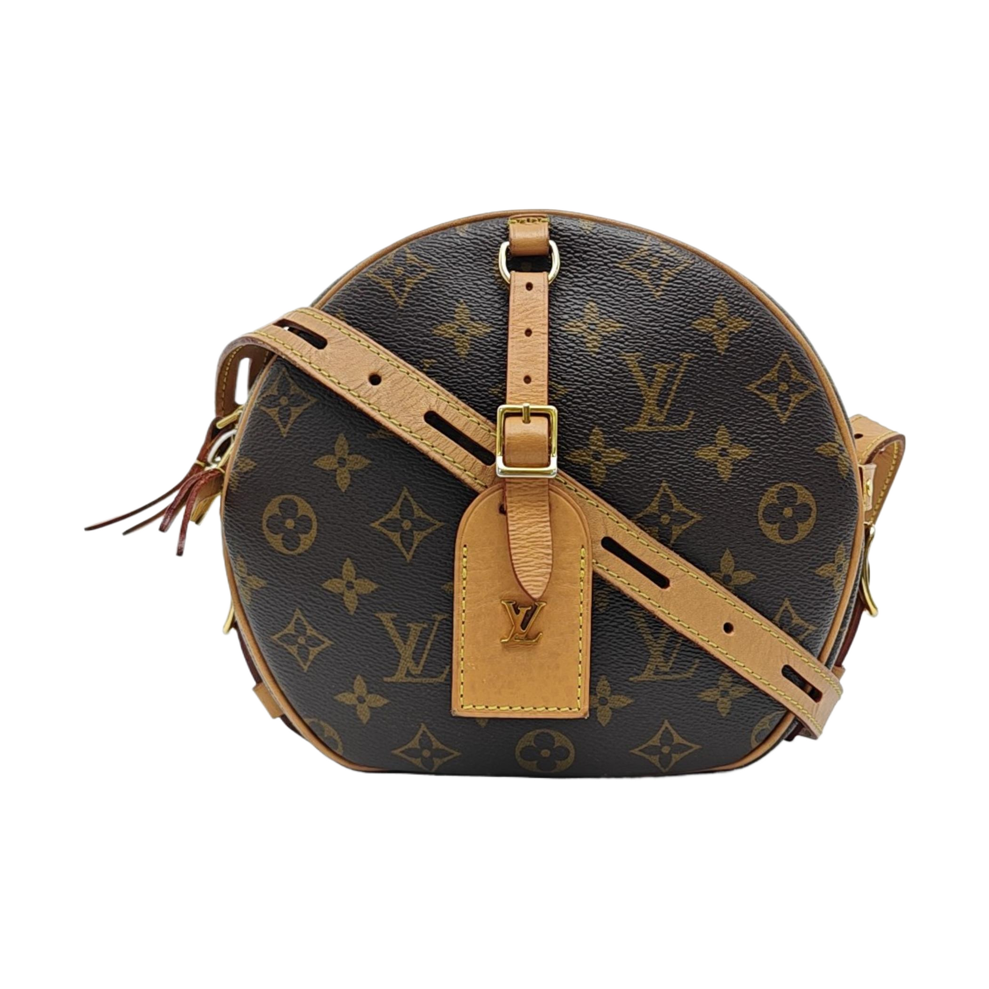 BOITE CHAPEAU MM Monogram Coated Canvas Brown