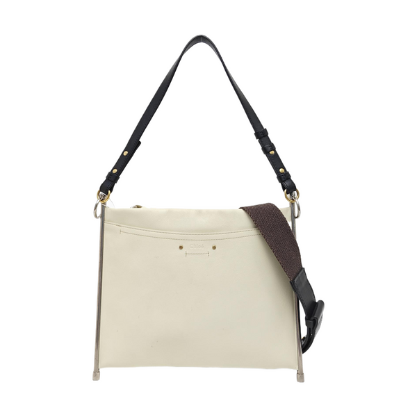 Roy Medium Calfskin White