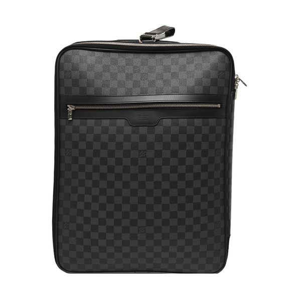 PEGASE 55 Damier Graphite Coated Canvas Black