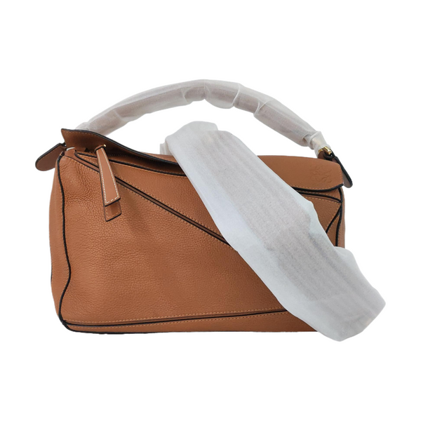 Puzzle Medium Calfskin Brown
