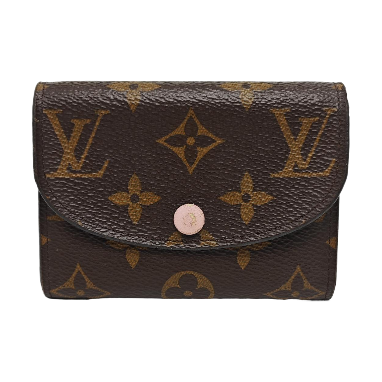 ROSALIE Monogram Coated Canvas Brown Card Holder