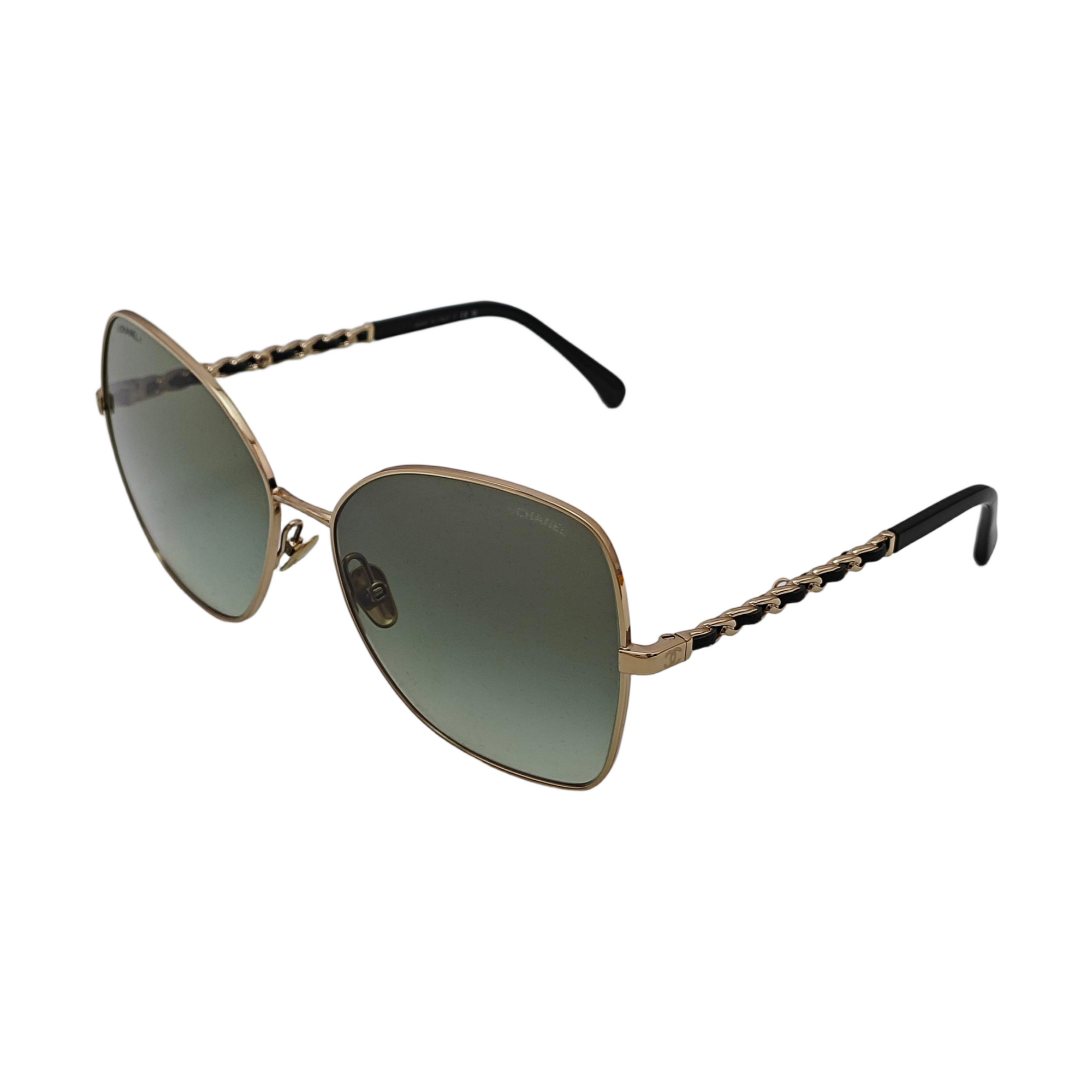 Metal Sunglasses Green