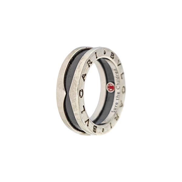 B.ZERO1 925 Sterling Silver Ring EU 53