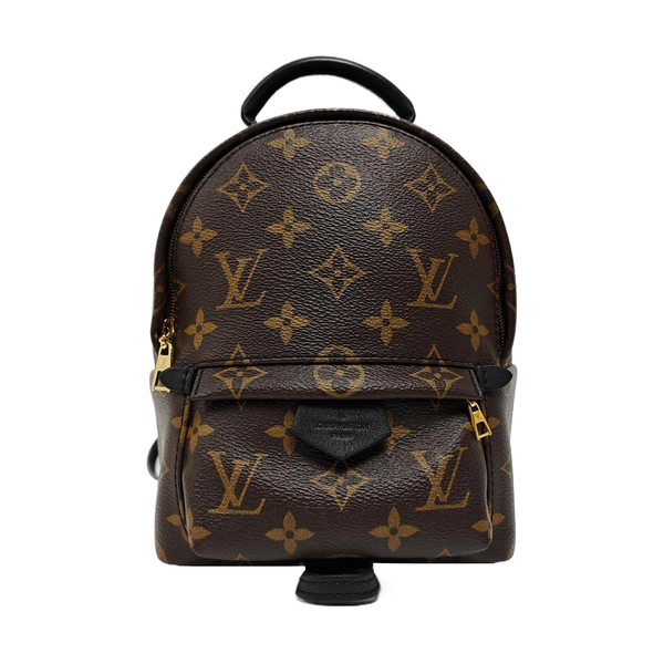 PALM SPRINGS Mini Monogram Coated Canvas Brown