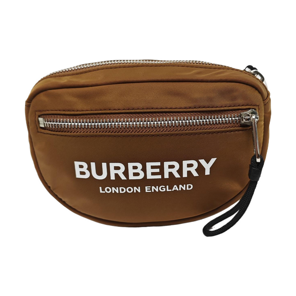Nylon Belt Bag Small Brown
