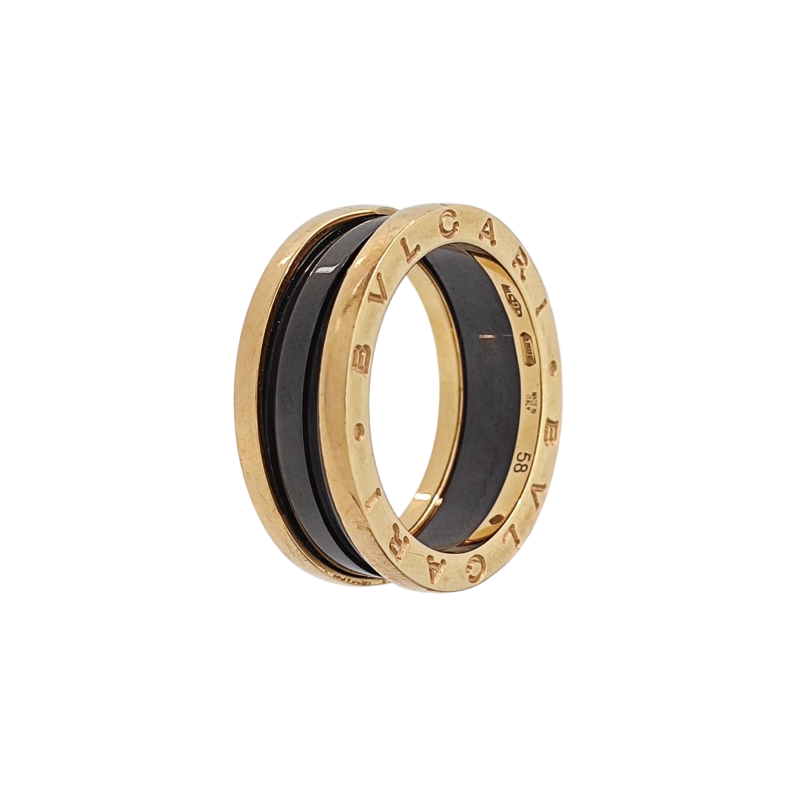 B.ZERO1 18k Rose Gold Ring EU 58