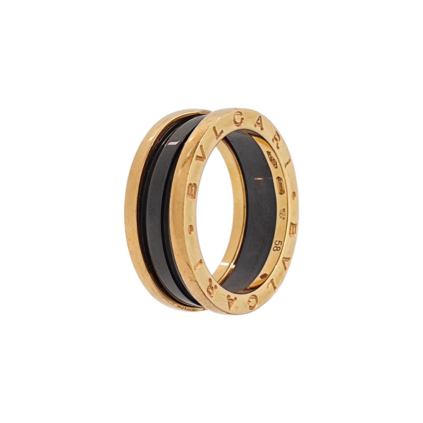 B.ZERO1 18k Rose Gold Ring EU 58