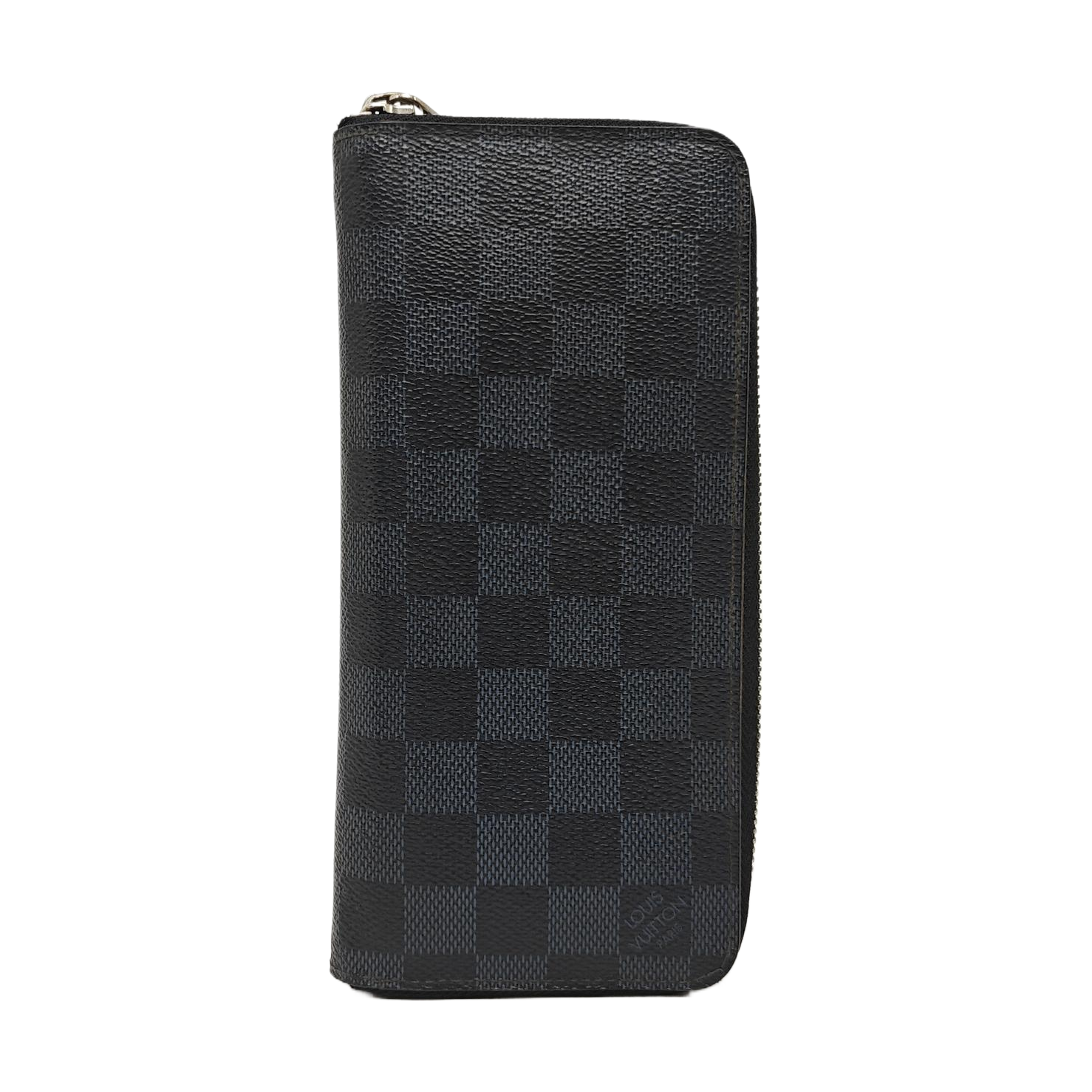 ZIPPY Damier Graphite Coated Canvas Gray Wallet
