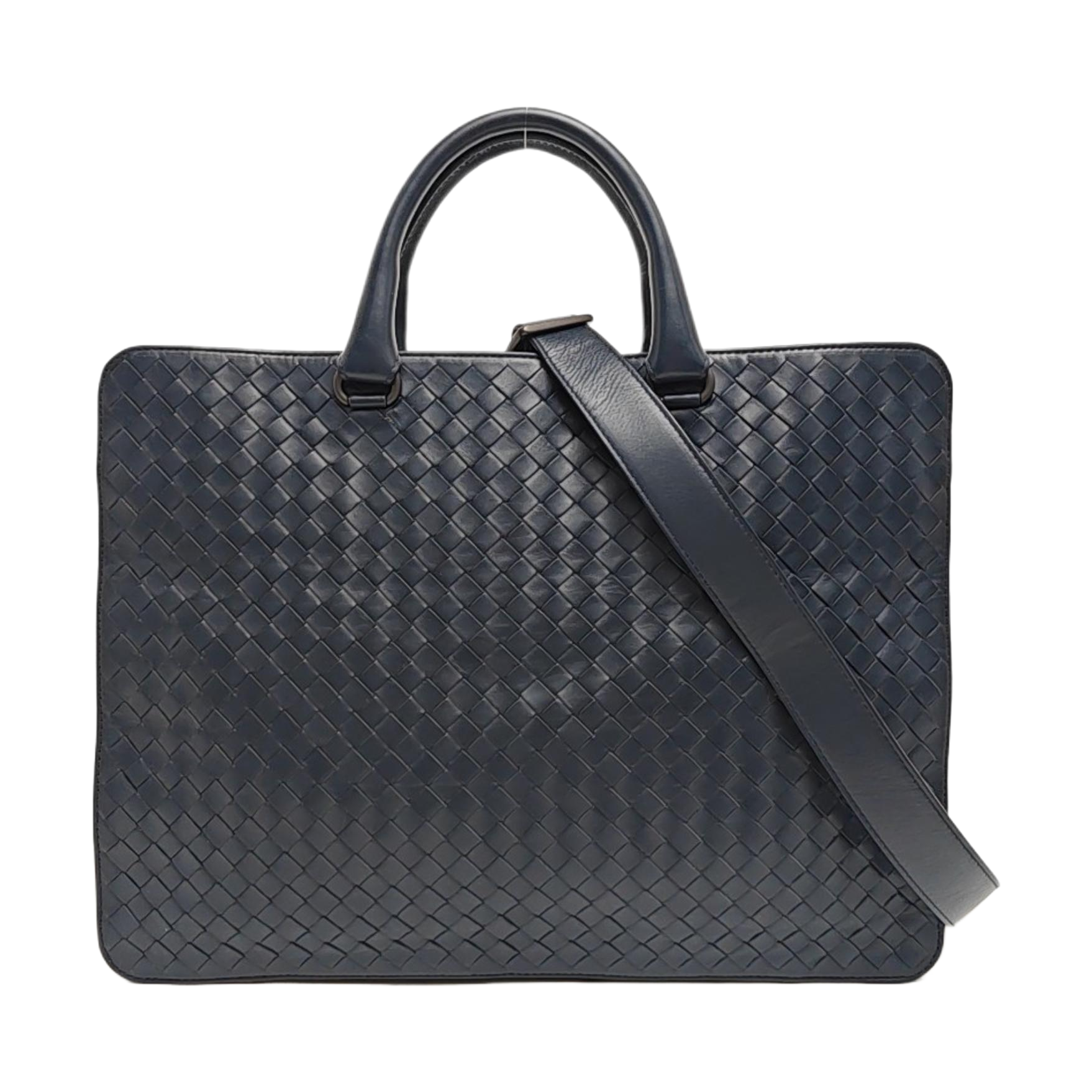 Calfskin Shoulder Bag Blue