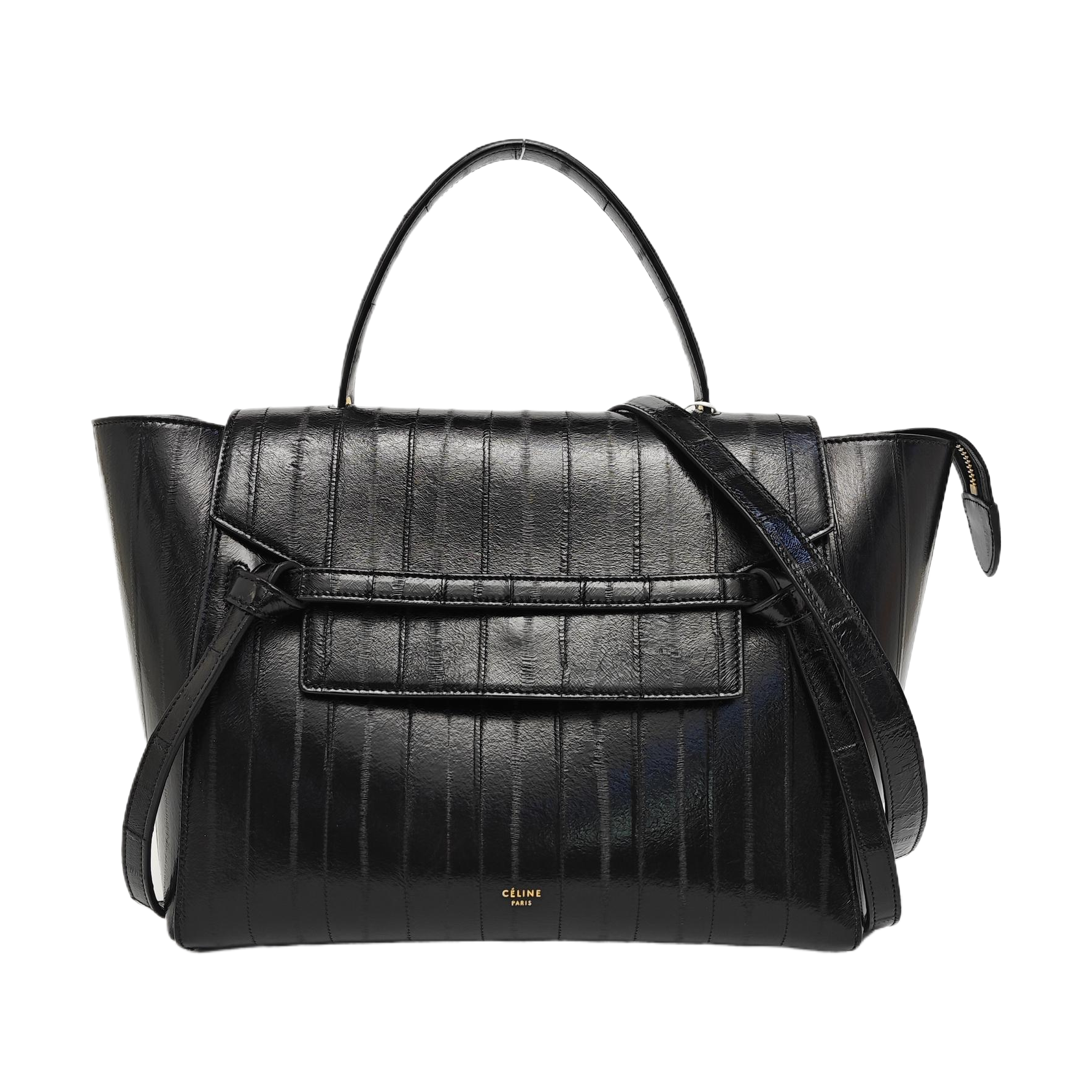 BELT Mini Quilted Calfskin Black