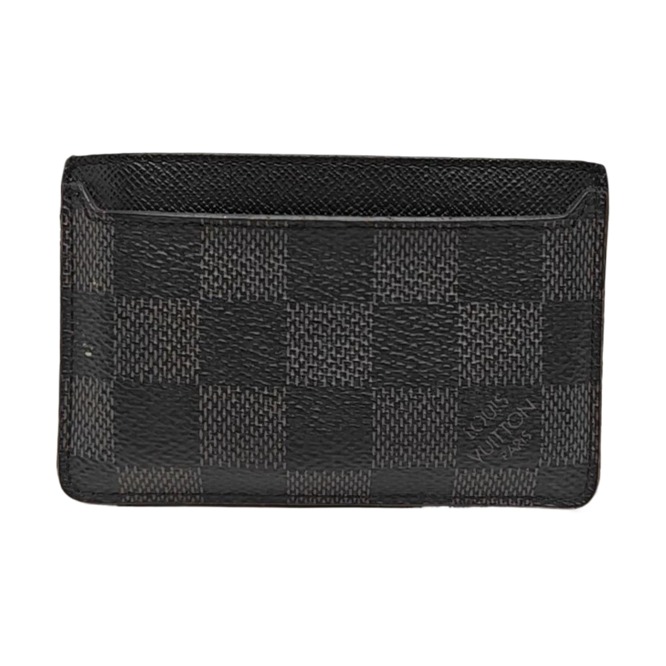 Néo Damier Graphite Coated Canvas Black Card Holder
