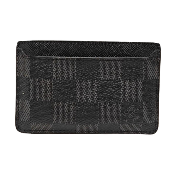 Néo Damier Graphite Coated Canvas Black Card Holder