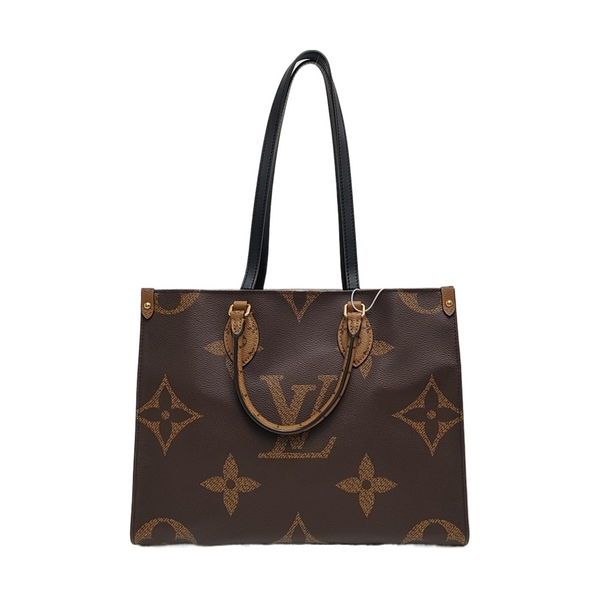 ONTHEGO MM Monogram Coated Canvas Brown