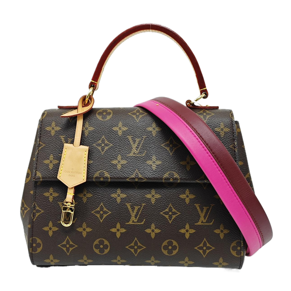 CLUNY Monogram Coated Canvas Brown