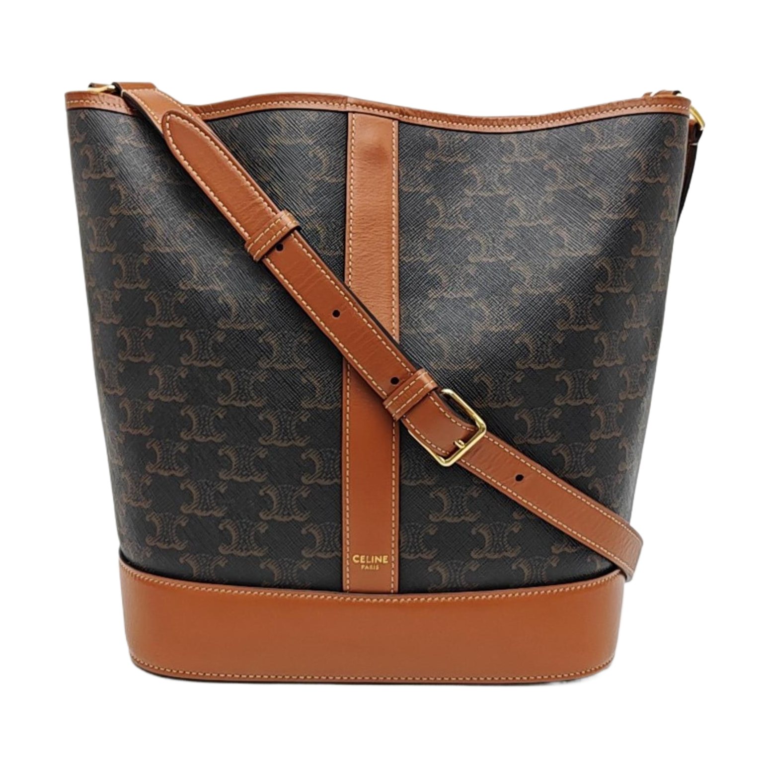 TRIOMPHE CANVAS Medium Coated Canvas Brown