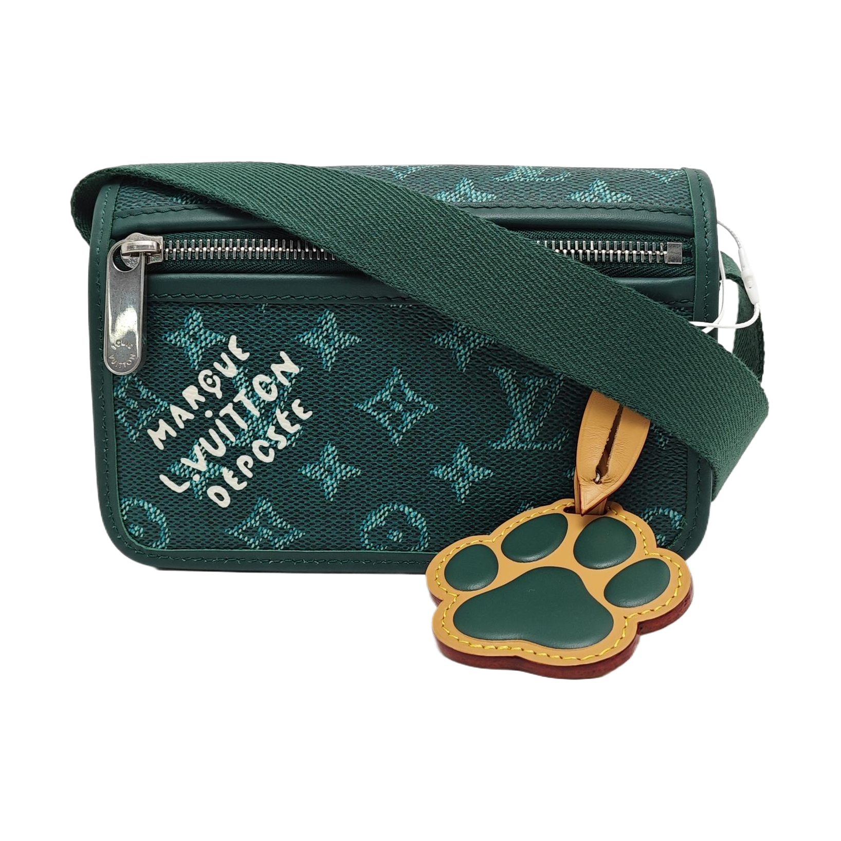 BOSPHORE Monogram Coated Canvas Green
