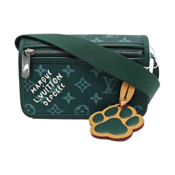 BOSPHORE Monogram Coated Canvas Green