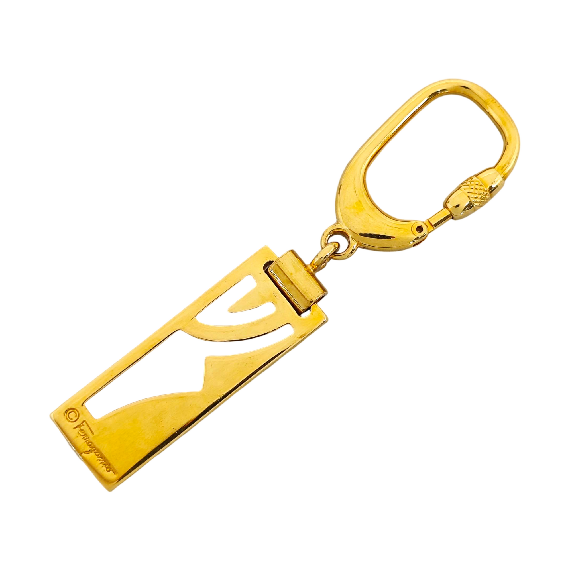 Metal Bag Charm Gold
