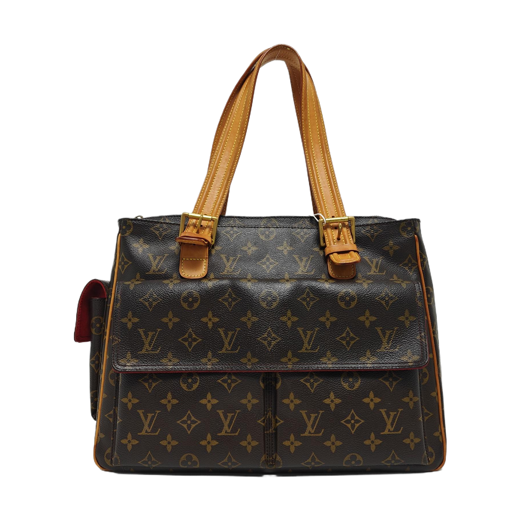 MULTIPLE Monogram Coated Canvas Brown