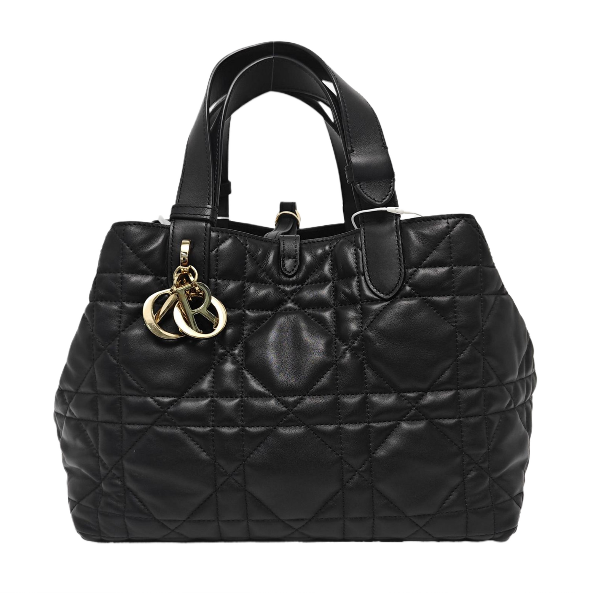 Toujours Medium Cannage Calfskin Black