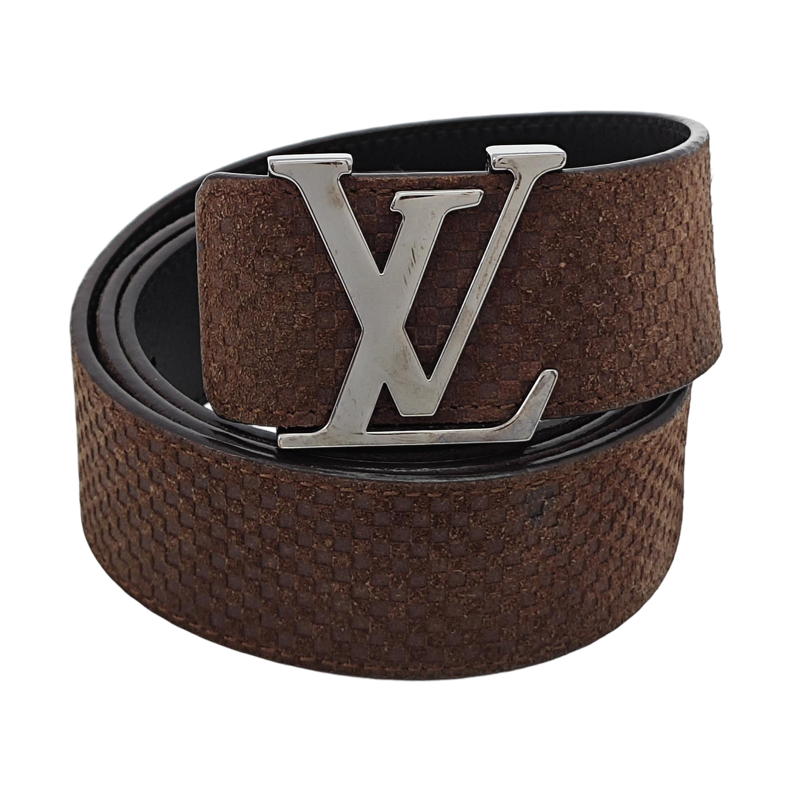 Suede Belt Brown