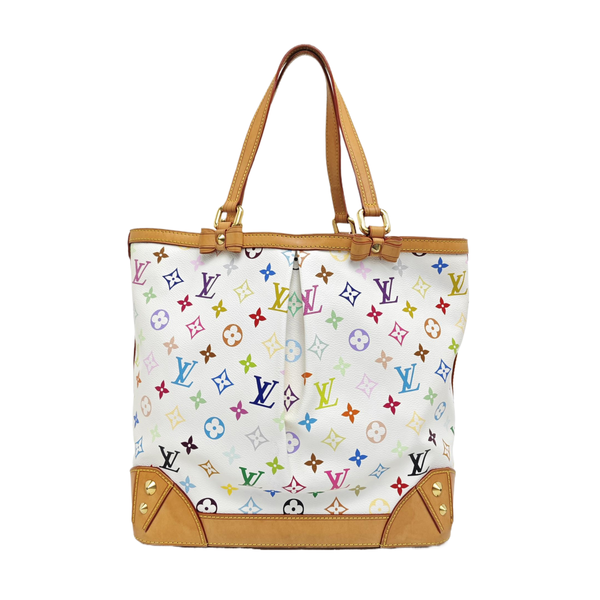 LV × TM SHARLEEN MM Monogram Coated Canvas White