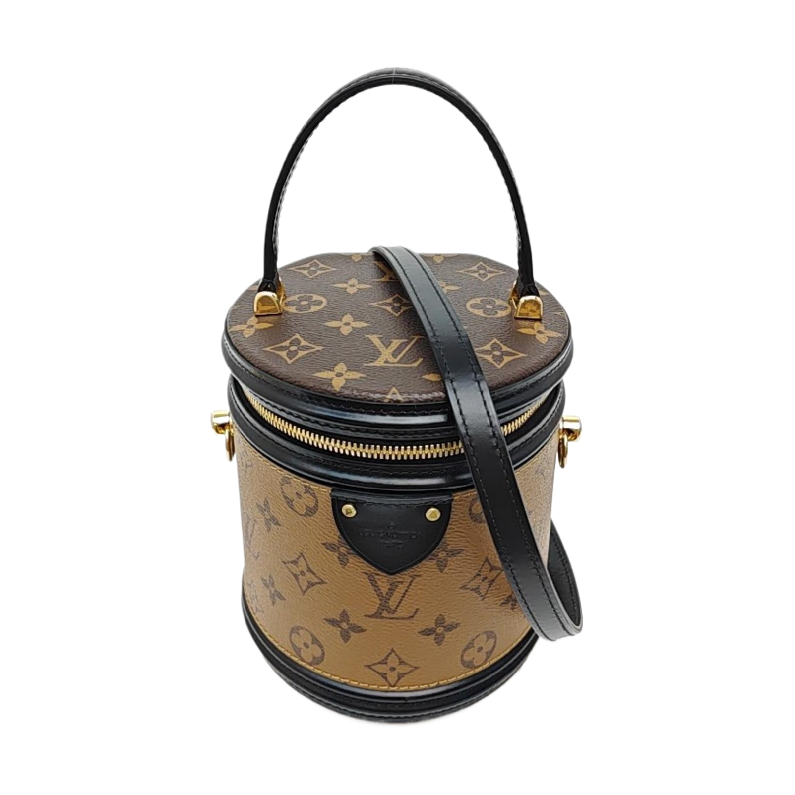CANNES PM Monogram Coated Canvas Brown