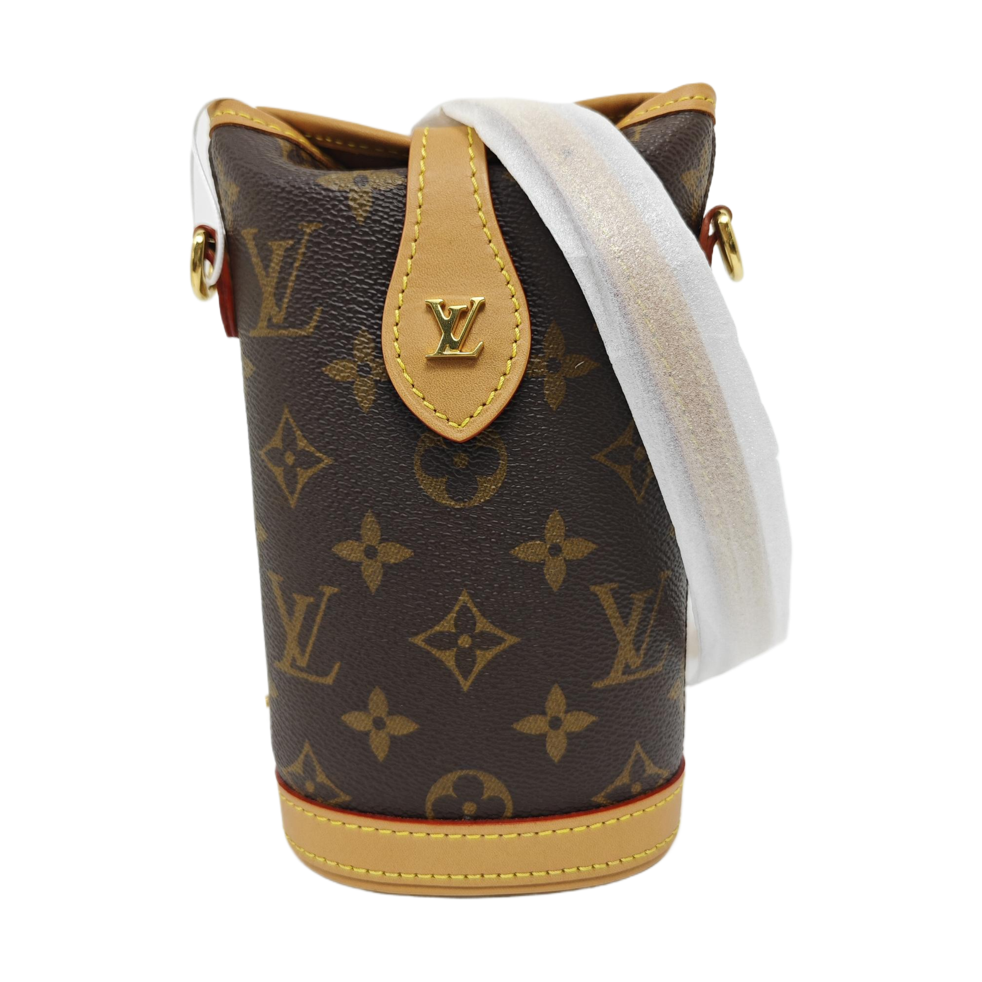 FOLD ME Monogram Coated Canvas Brown