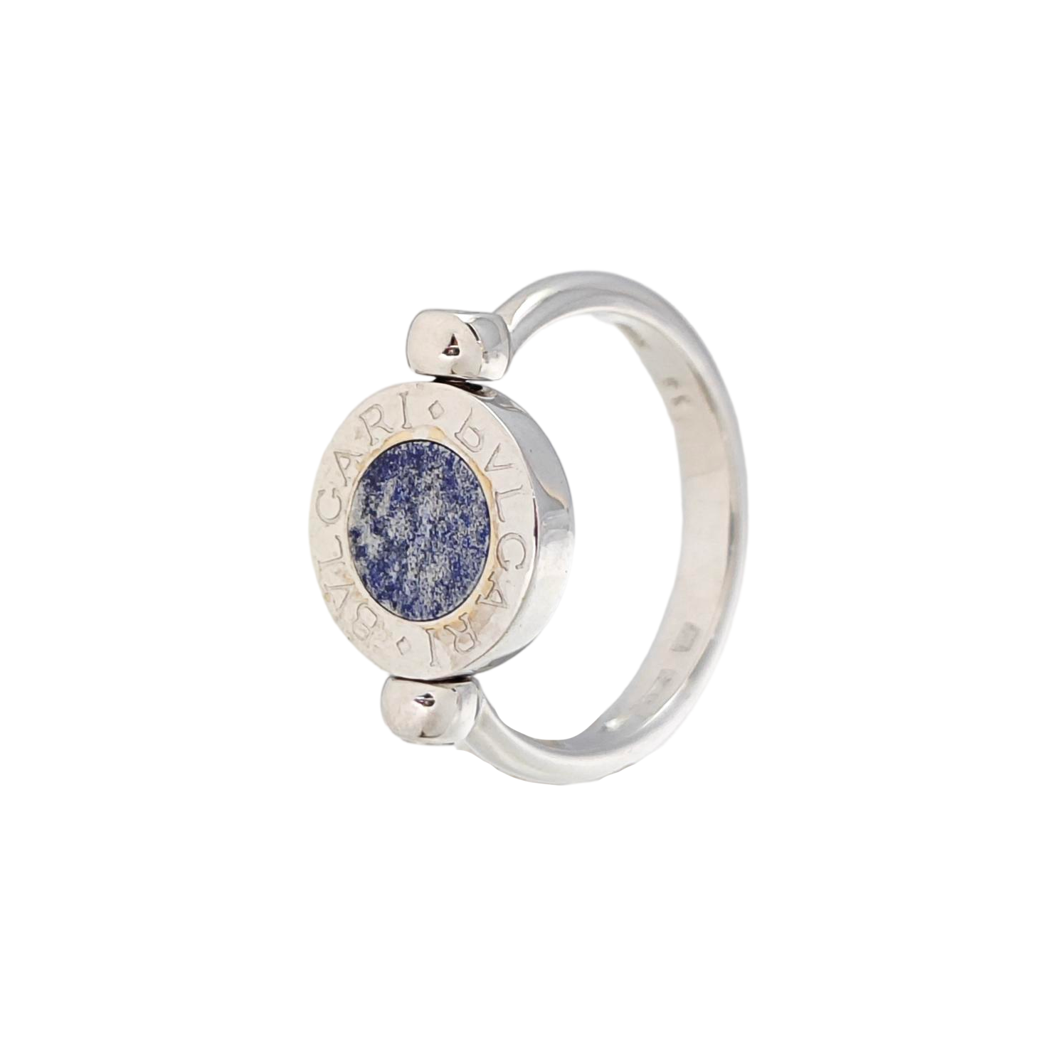 BVLGARI BVLGARI 18k White Gold Silver Ring EU 51