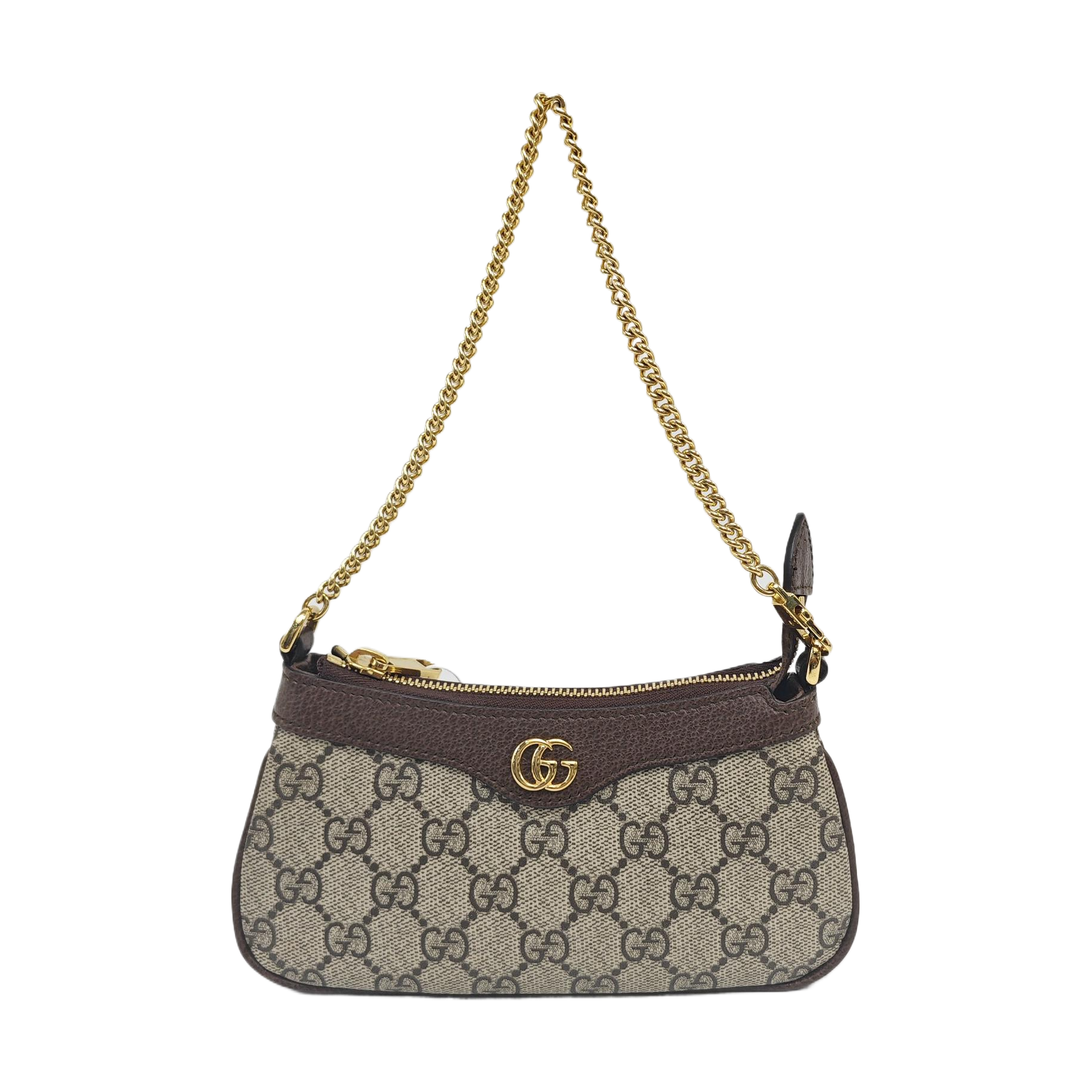 Ophidia Mini Monogram Coated Canvas Beige