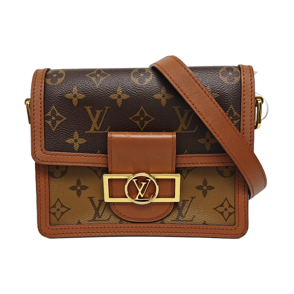 DAUPHINE Mini Coated Canvas Brown