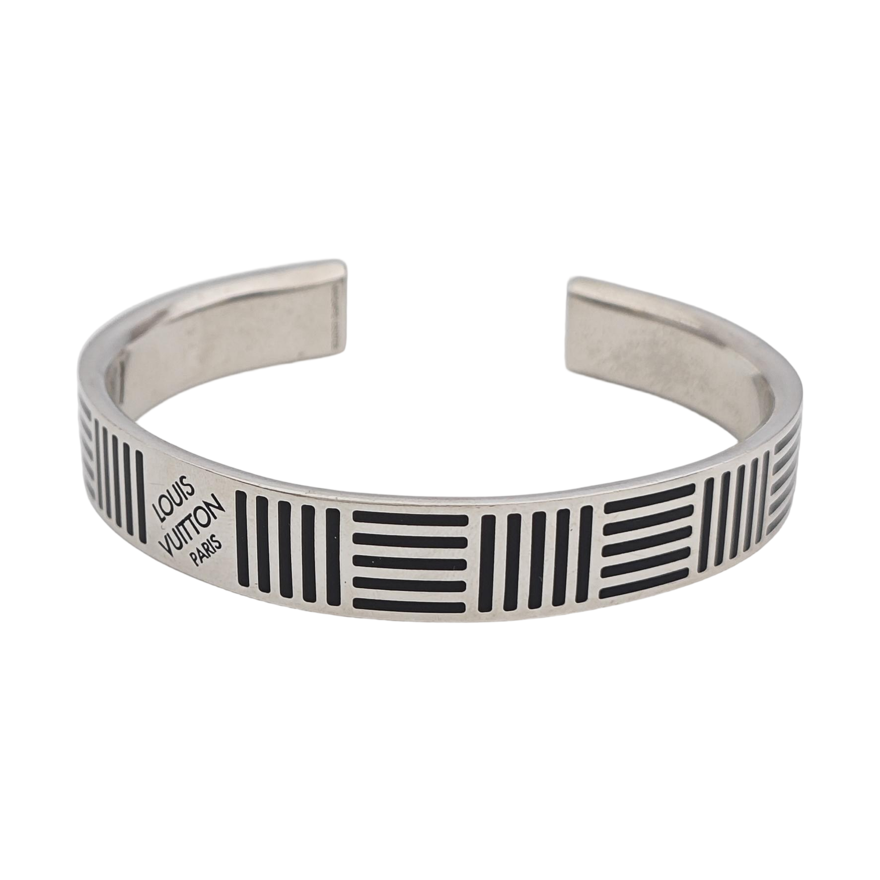 DAMIER Metal Silver Bangle