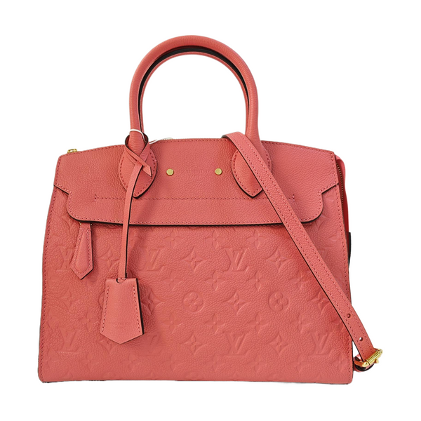 PONNEUF MM Monogram Calfskin Pink