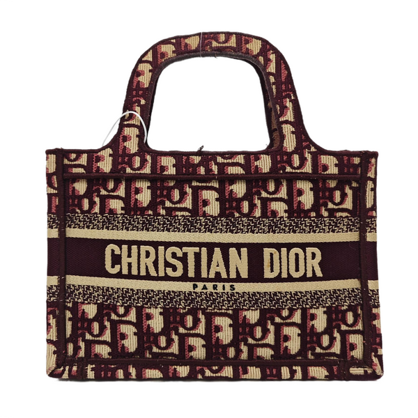 Book Tote Mini Canvas Red