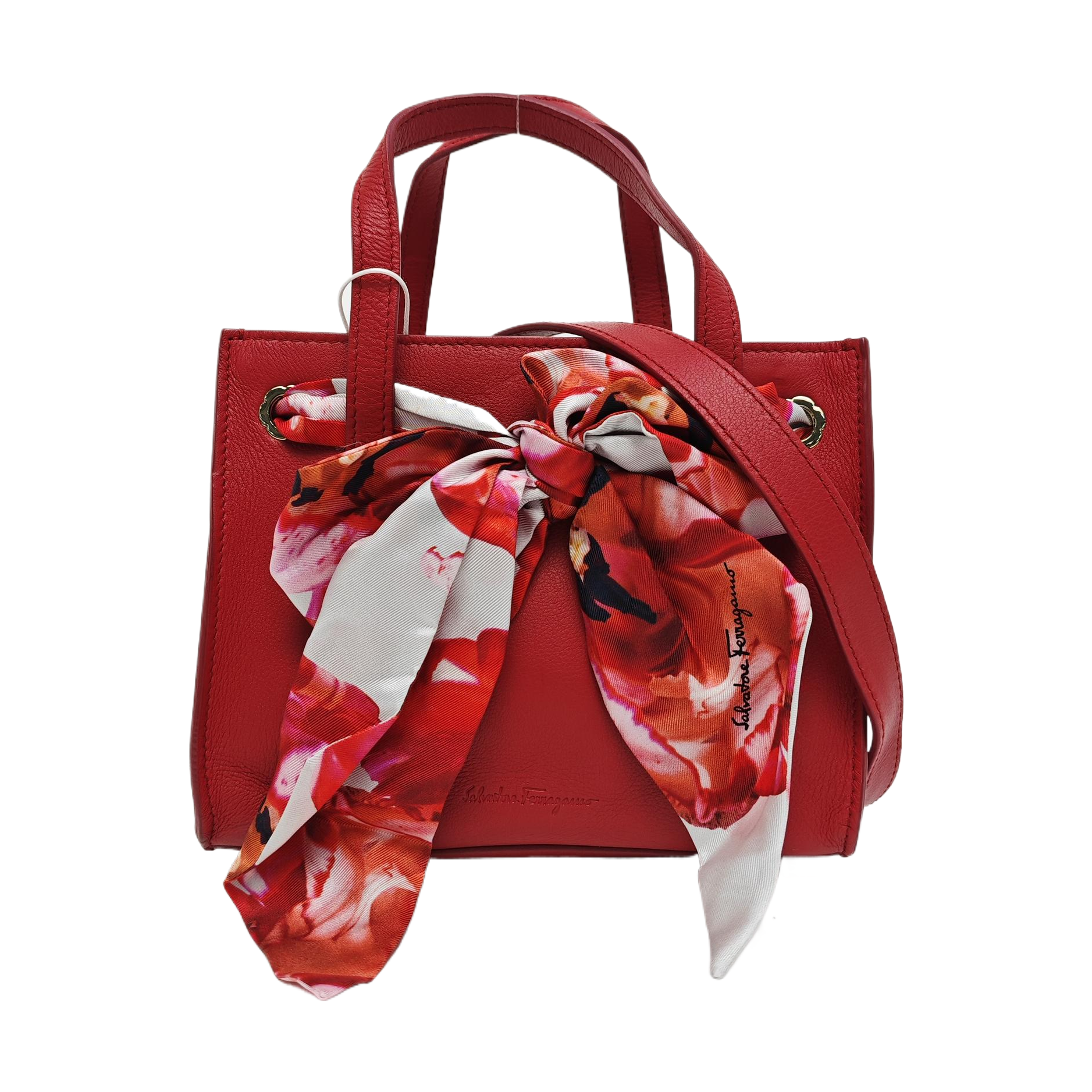 Calfskin Tote Bag Red