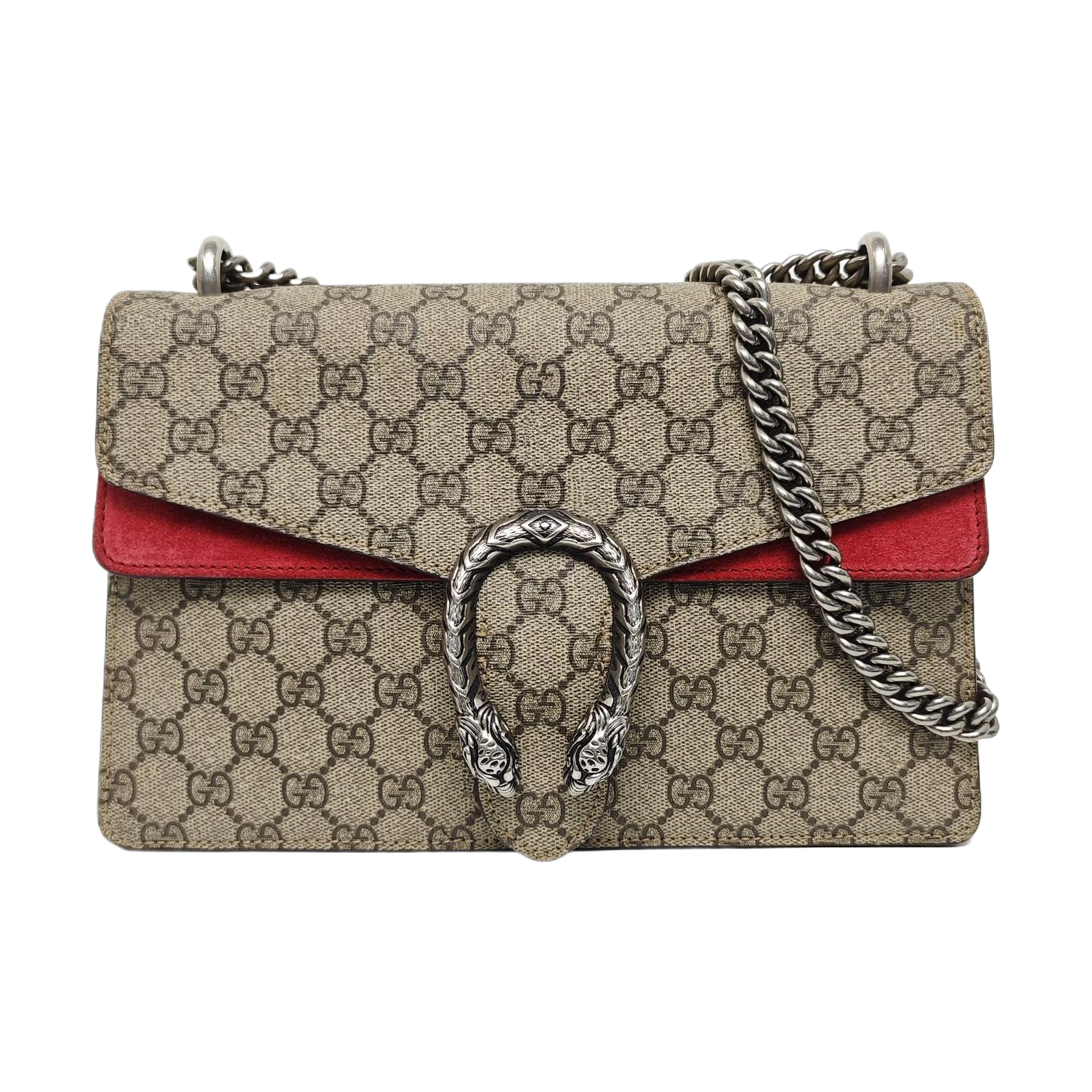 Dionysus Small Monogram Coated Canvas Black
