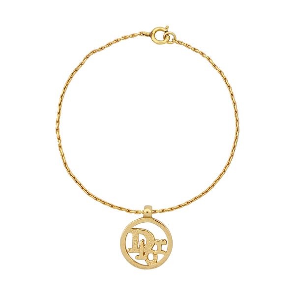 Dior Oblique Metal Gold Bracelet