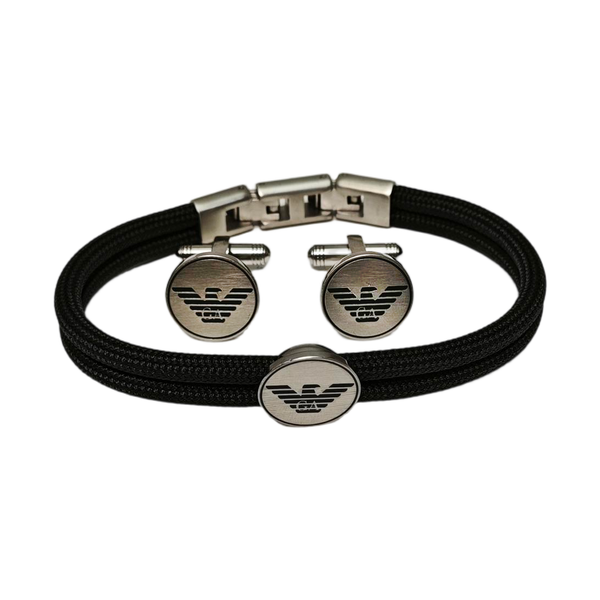Steel Silver Jewelry Set