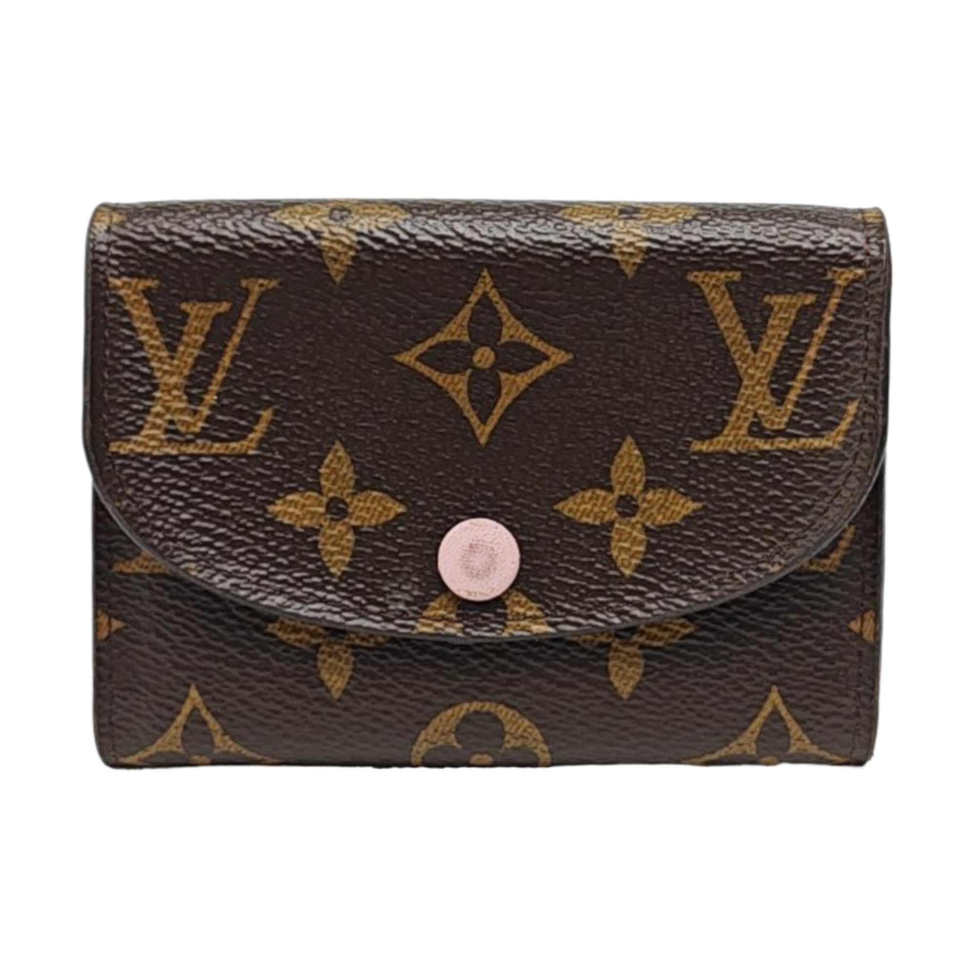 ROSALIE Monogram Coated Canvas Brown Card Holder