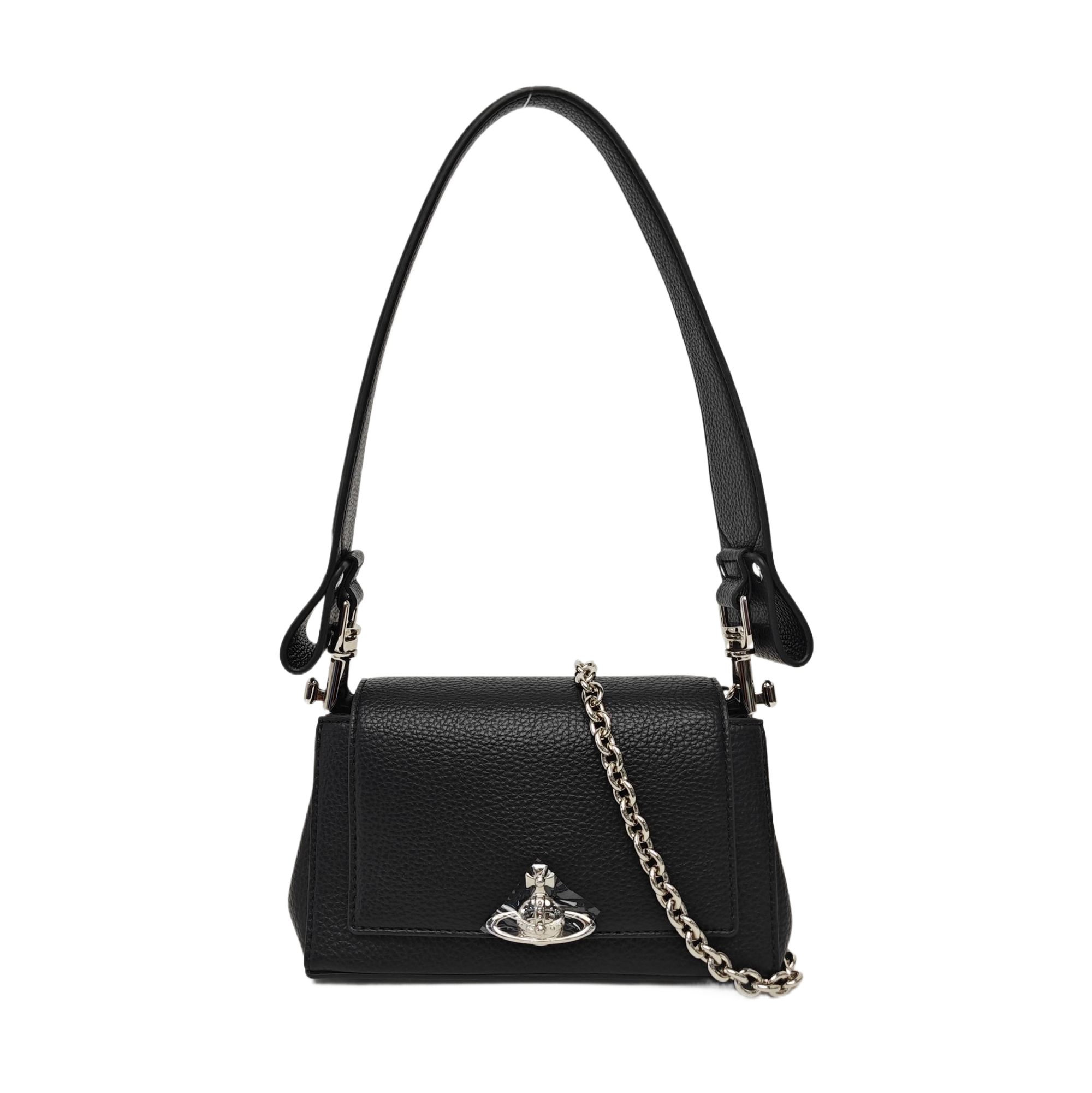 Calfskin Shoulder Bag Black